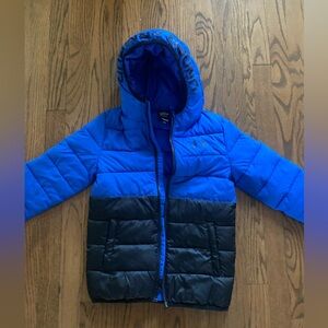 Under Armour Youth Small Blue and Black Puffer Jacket